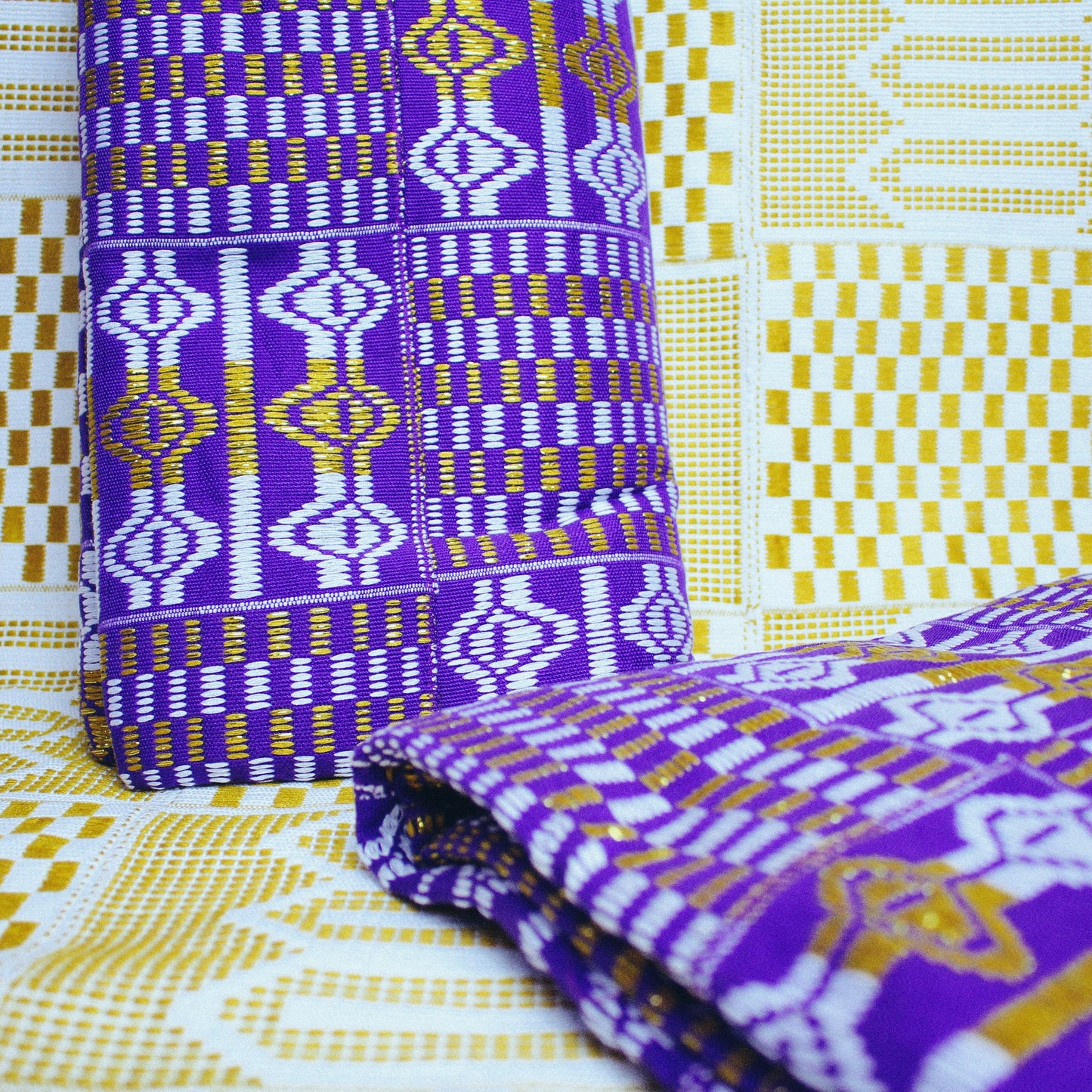 Purple KENTE "Good times are coming"